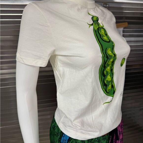 Gucci x Ken Scott NWT Pea Print T Shirt XS - Picture 4 of 13